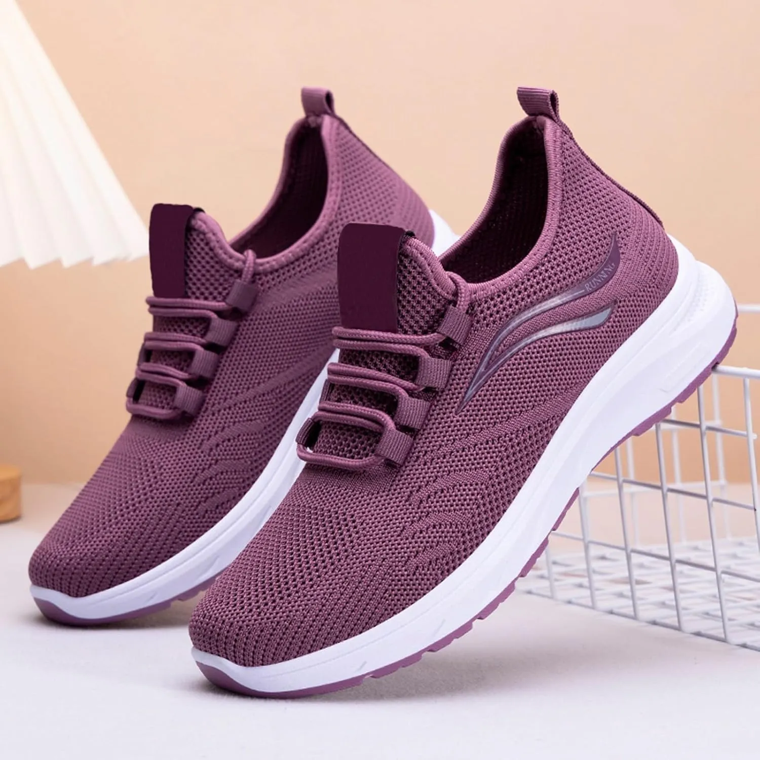 Women's Fashion Pure Color Cloth Casual Sports Shoes Breathable Non Slip Casual Shoes Woman Water Sock