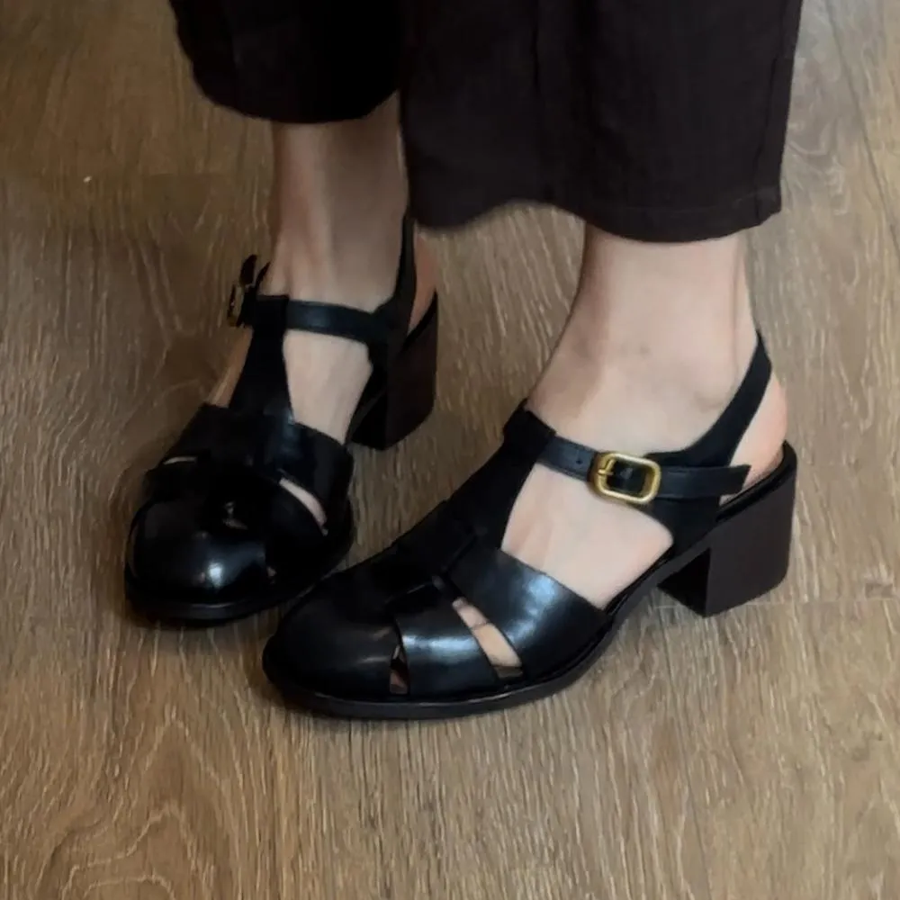Women's Fashionable Soft Leather Sandals