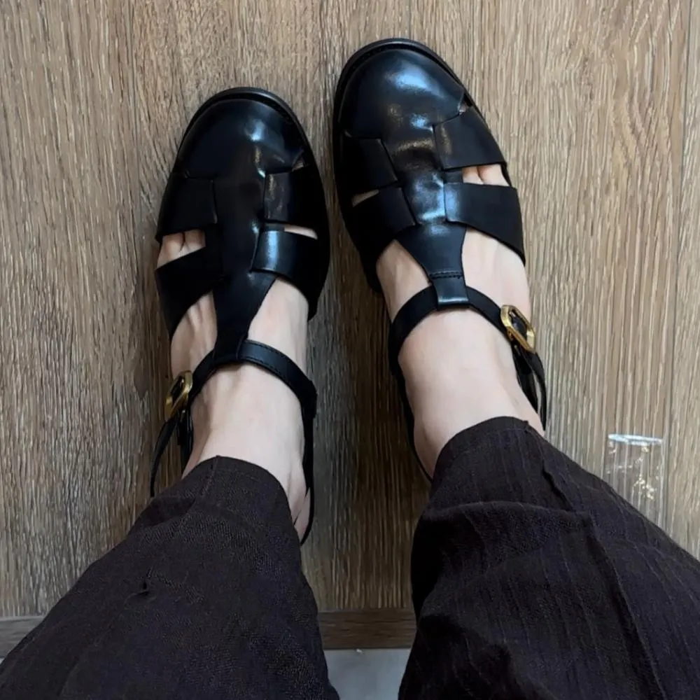 Women's Fashionable Soft Leather Sandals