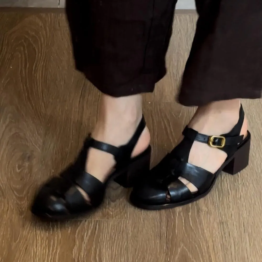 Women's Fashionable Soft Leather Sandals