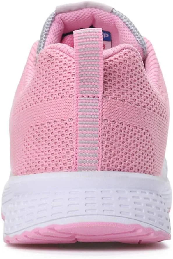 Women's Running Walking Tennis Shoes Comfortable Lace Up Womens Running Shoes Wide Casual Tennis Shoes Wedge Sneakers Waterproof Tennis Shoe Trainers Shoe