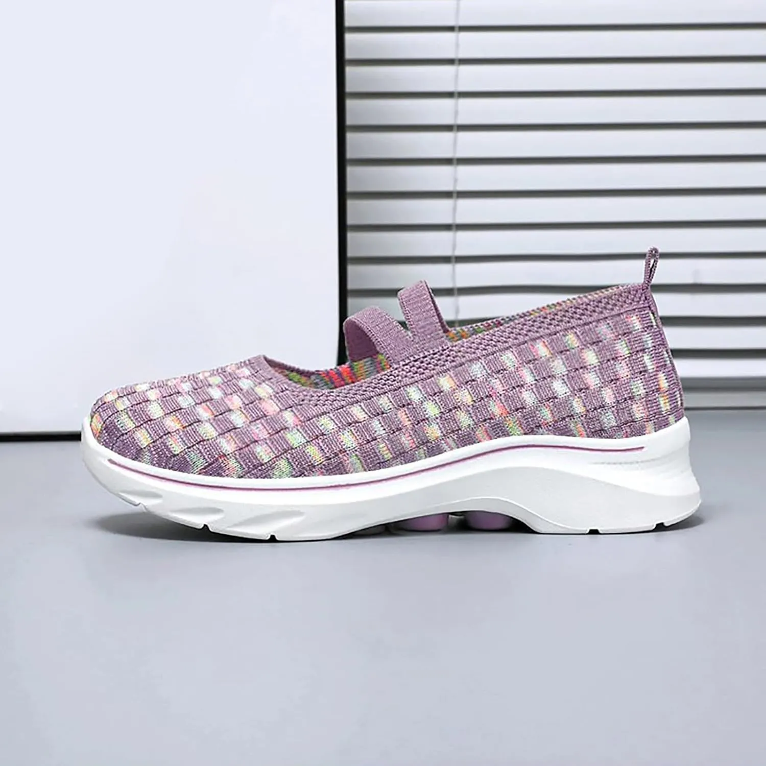Women's Shoes Sneakers Lightweiht Breathable Mesh Soft Sole Sport Shoes Comfort Casual Non Slip Walking Workout Shoes