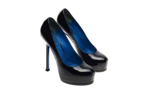 Yves Saint Laurent - Black Patent Platform Pumps - IT 38 1/2